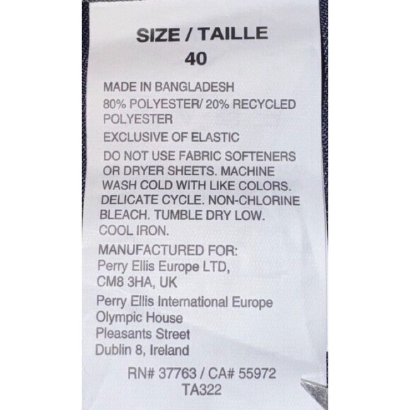 Nicklaus Men's Size 40 Blue Eco Choice Golf Shorts UPF 50 Moisture Wicking - Picture 5 of 8